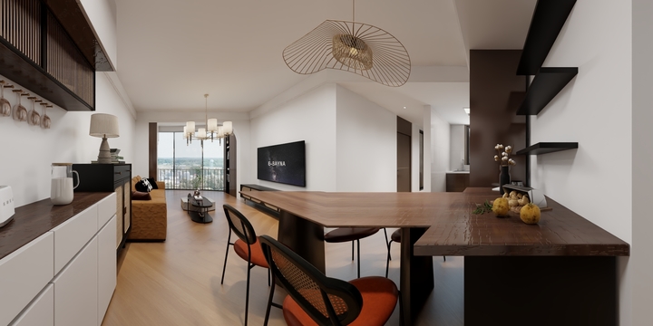 归吾Riven-60平中古风-装修设计方案