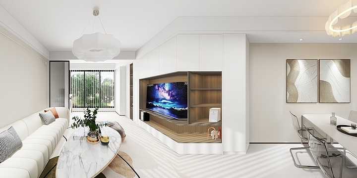 设计师彭念-长江府40# 302-装修设计方案