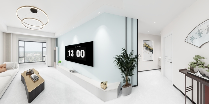 合美顺建筑装饰-海上一号院5号楼一单元2003  125平-装修设计方案