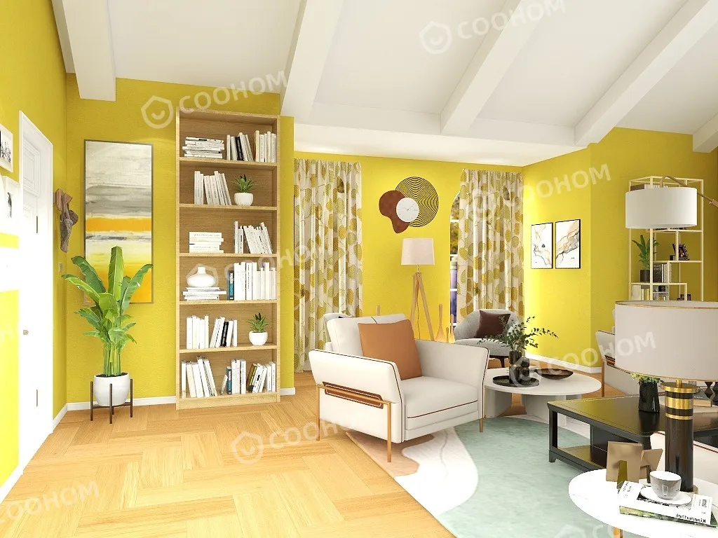 Ignotus的装修设计方案:Living room + Dining room.