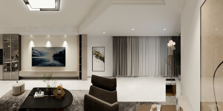 绵阳若信装饰设计-三台四季阳光6-2-1104号-装修设计方案