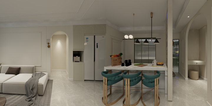 圆梦筑家装饰-麓端府125-方案3-装修设计方案