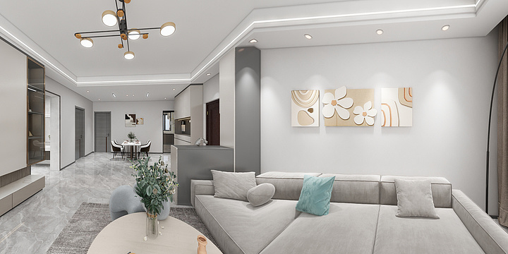 晴汐-北方明珠12#楼-装修设计方案