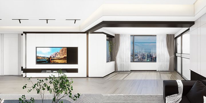 东林书院丨轻高定-海岸城·郦园-原木风-装修设计方案