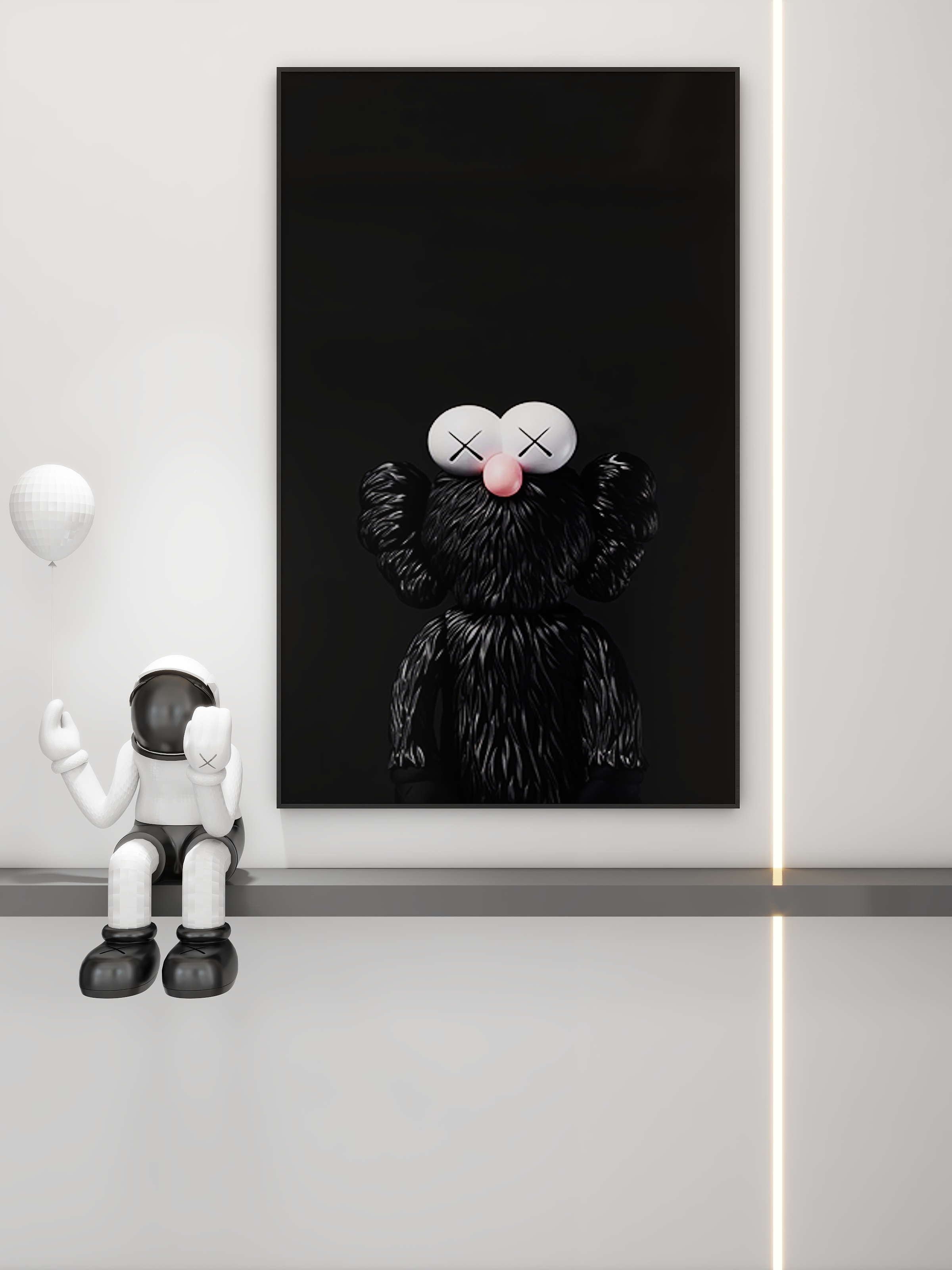 徐铭锴丶-《本·然》--现代黑白灰装修效果图