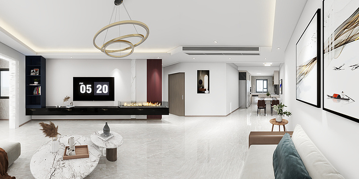 辰柯设计-北郡5区-5号楼127㎡4室-装修设计方案