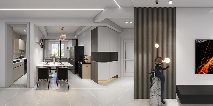 尚颜装饰设计-盛世瑞府6-1-602-装修设计方案