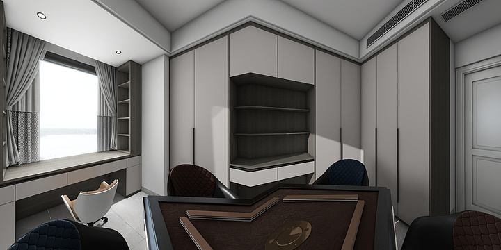 定制家具效果图设计-铂樾府1-1-902-装修设计方案