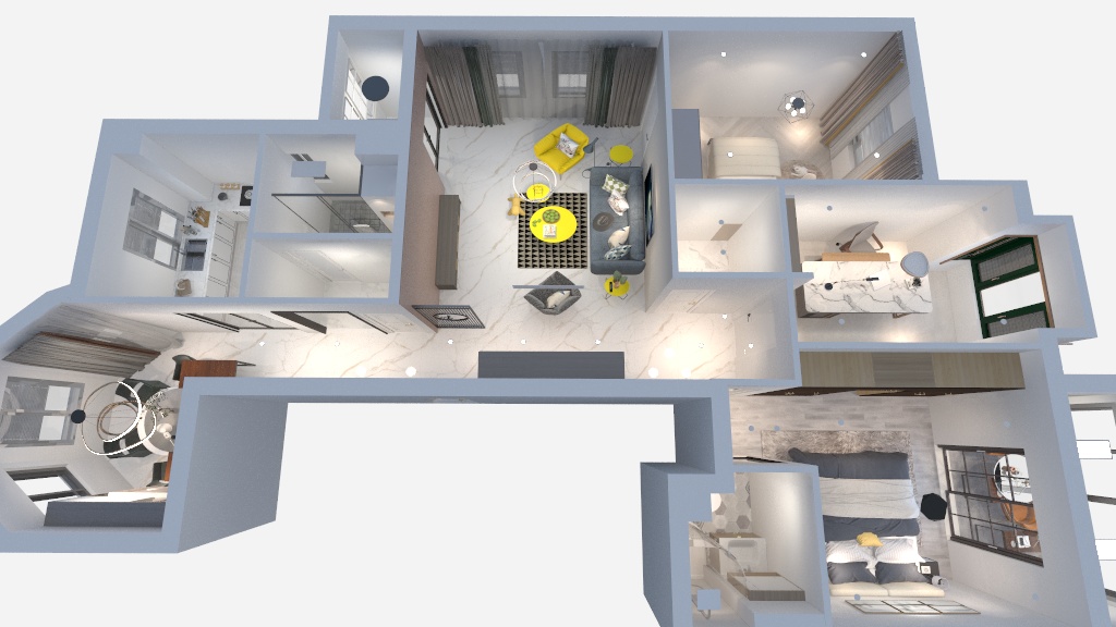 皓月映空千里明-发财142㎡-装修设计方案