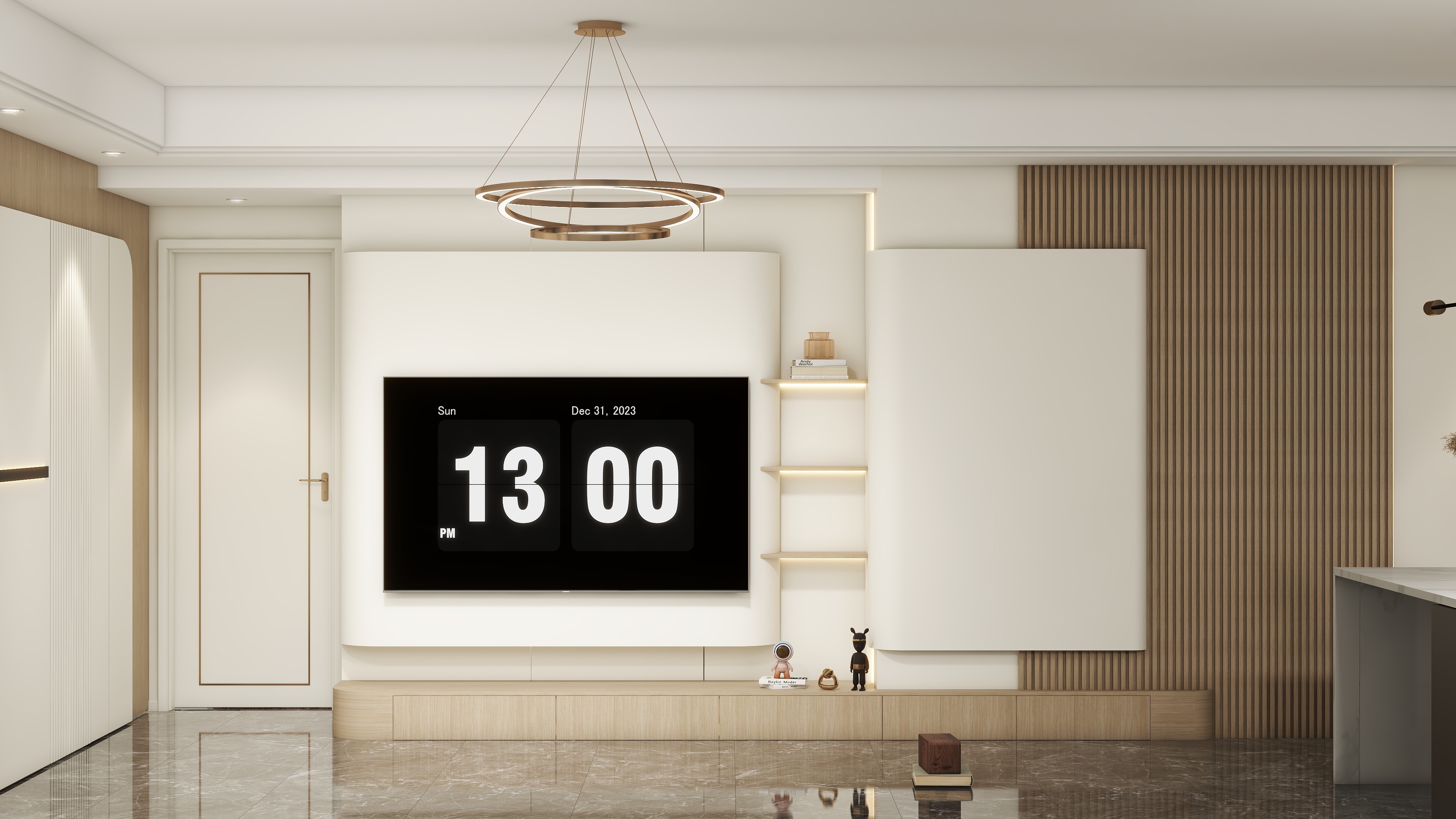 设计师珂源-博世城136㎡3室装修效果图