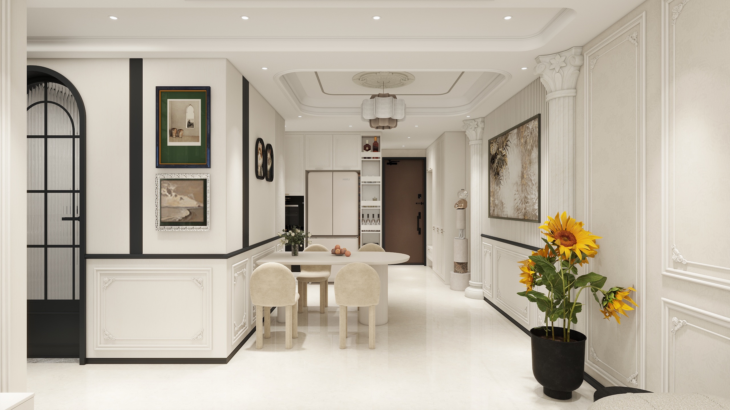 隋龙-阳光望江榭86㎡2室-装修设计方案