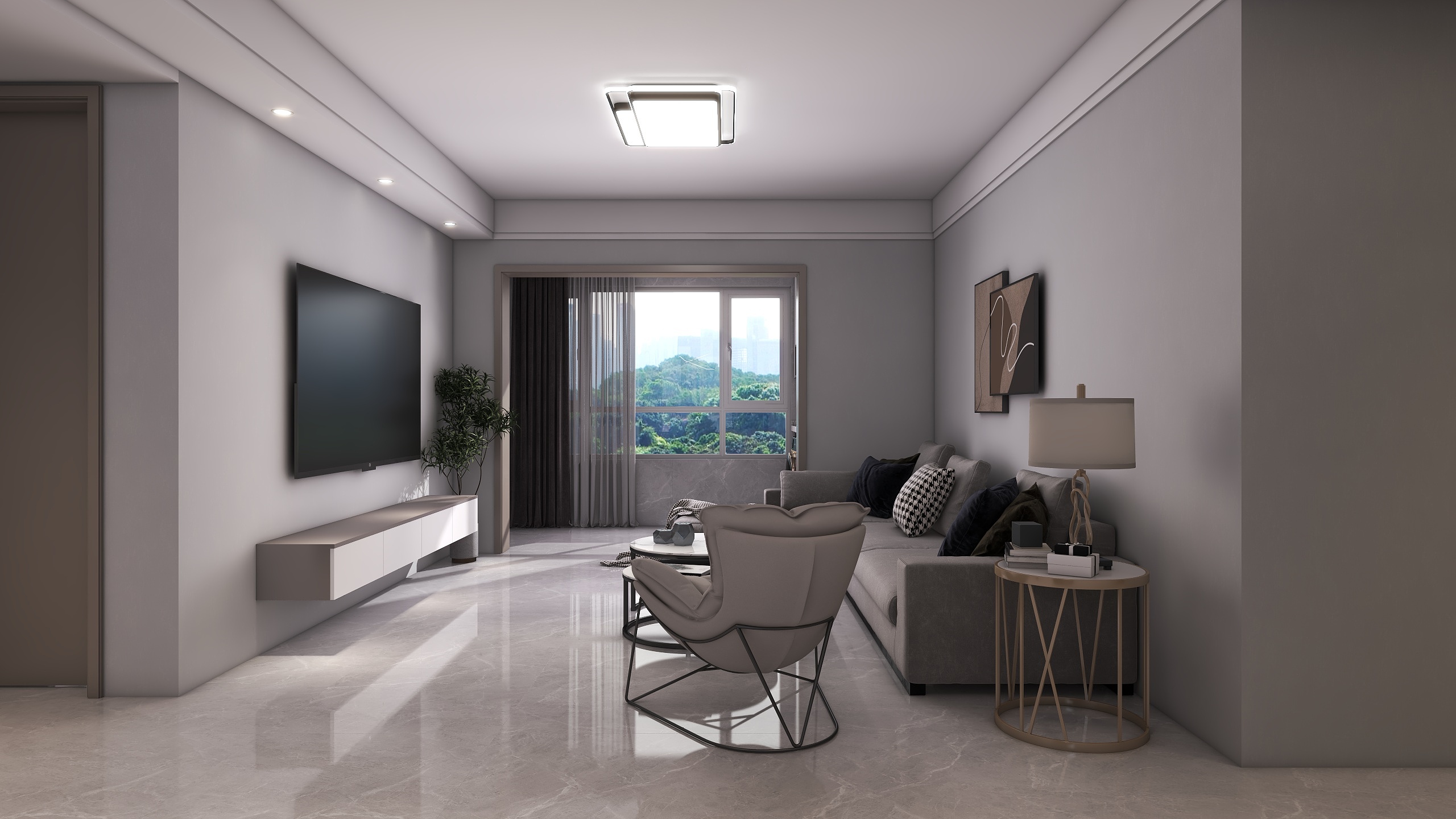 ONE丨DESIGN丨刘辰尧-东南智汇城119㎡3室-装修设计方案