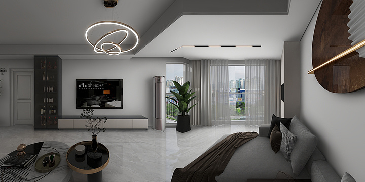 中意设计工作室-晓伍哥-英郦庄园B5-0401-装修设计方案