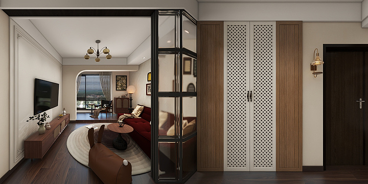 by丹-瀚悦铭邸A区-中古风-装修设计方案