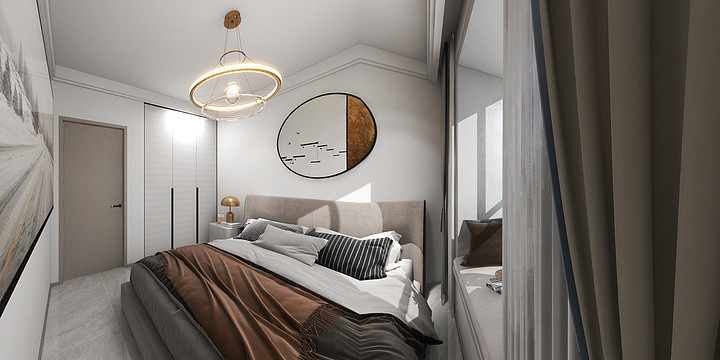 sing、夏末-金辉17-2-1001-装修设计方案