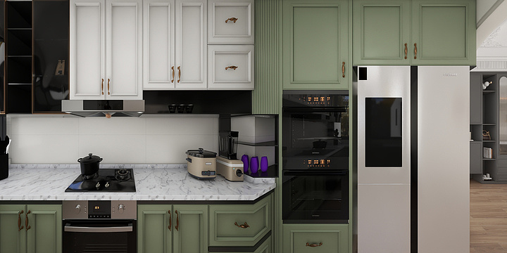 伍六柒Y-鑫鹤家园-法式复古-装修设计方案