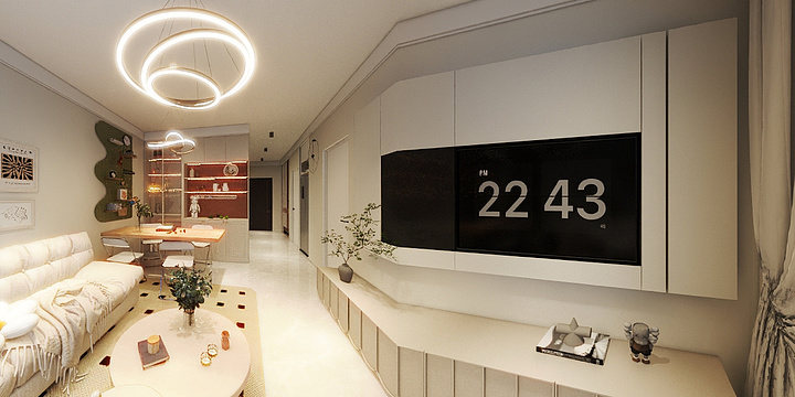 小概率设计-燕来府 马女士-装修设计方案