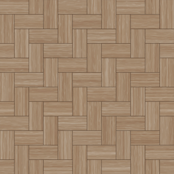 Wood Colored Herringbone Material 3D Model