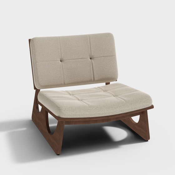 Wabi-sabi Style Lounge Chair