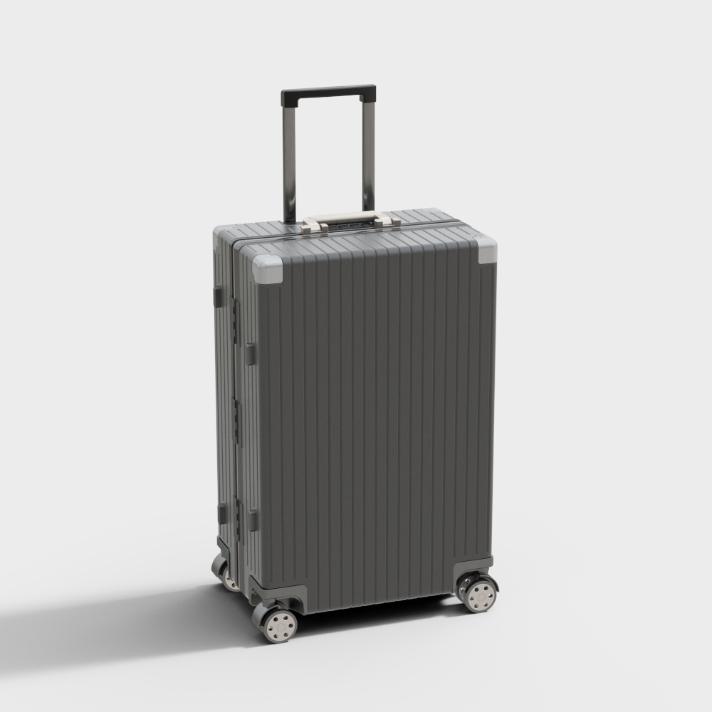 现代行李箱3D模型