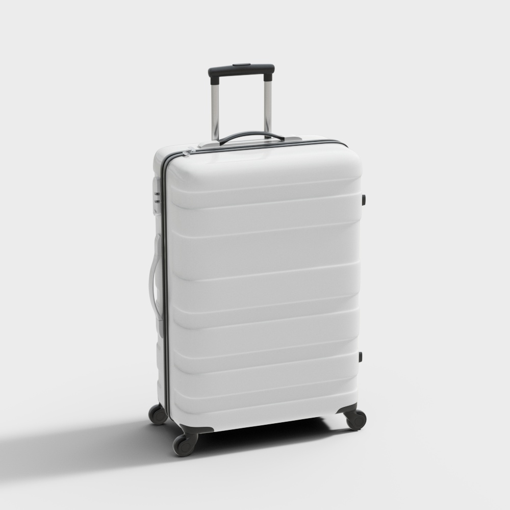 现代行李箱3D模型