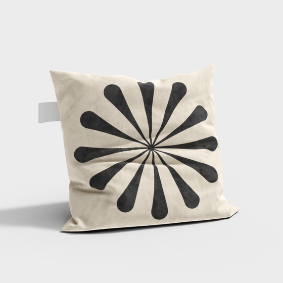 Modern fabric throw pillows