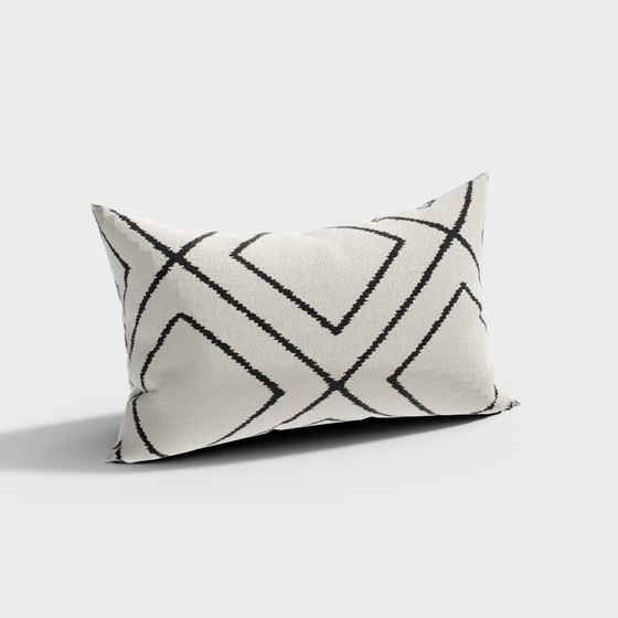 Modern fabric throw pillows