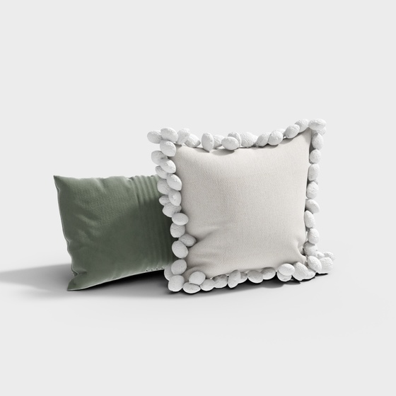 Modern Christmas themed throw pillows