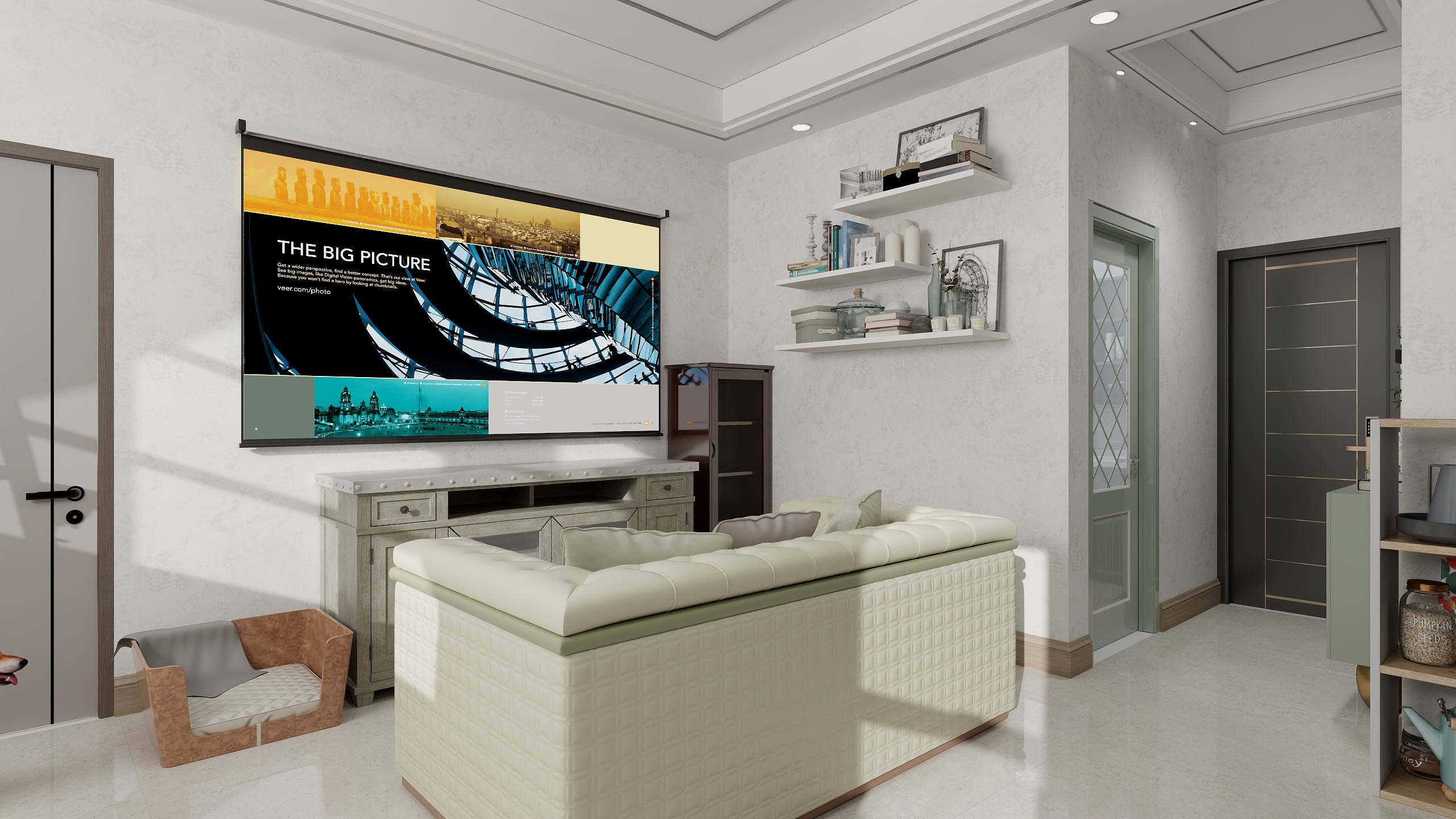 头发乱了ZBum-40㎡1室装修效果图