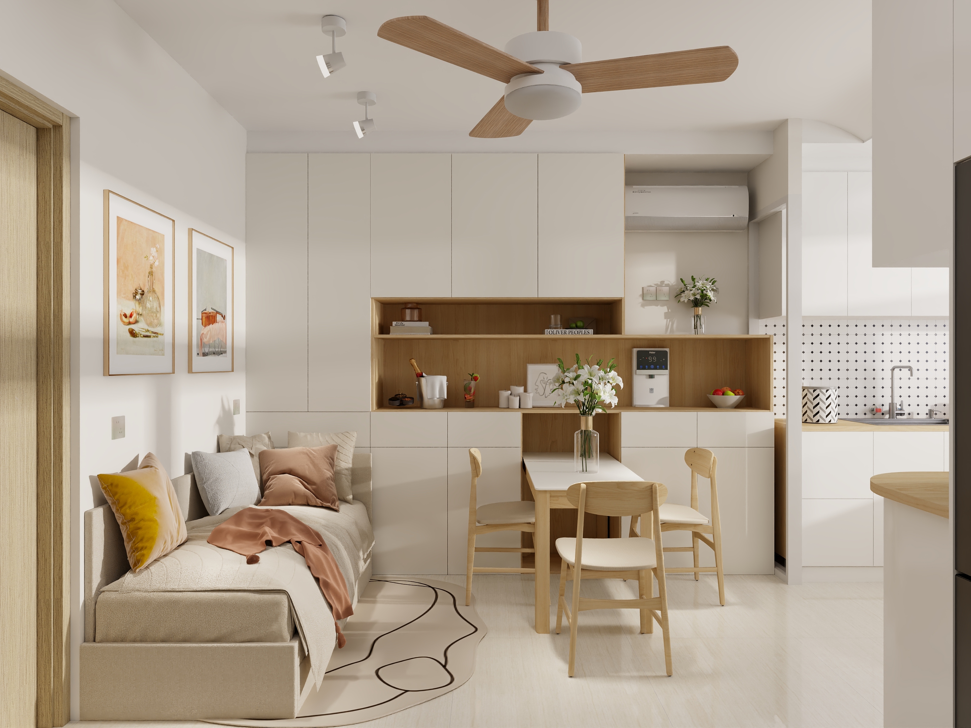 设计师可可ma-原木奶油+71平米-装修设计方案