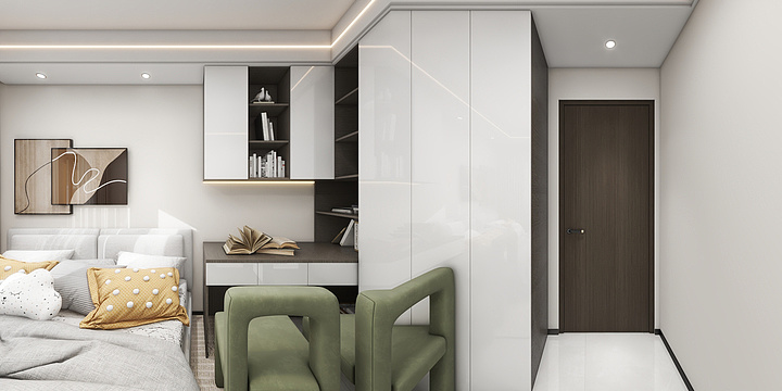 H~...-定 LS-3-10-58 布局+全屋全景效果图+施工图-装修设计方案