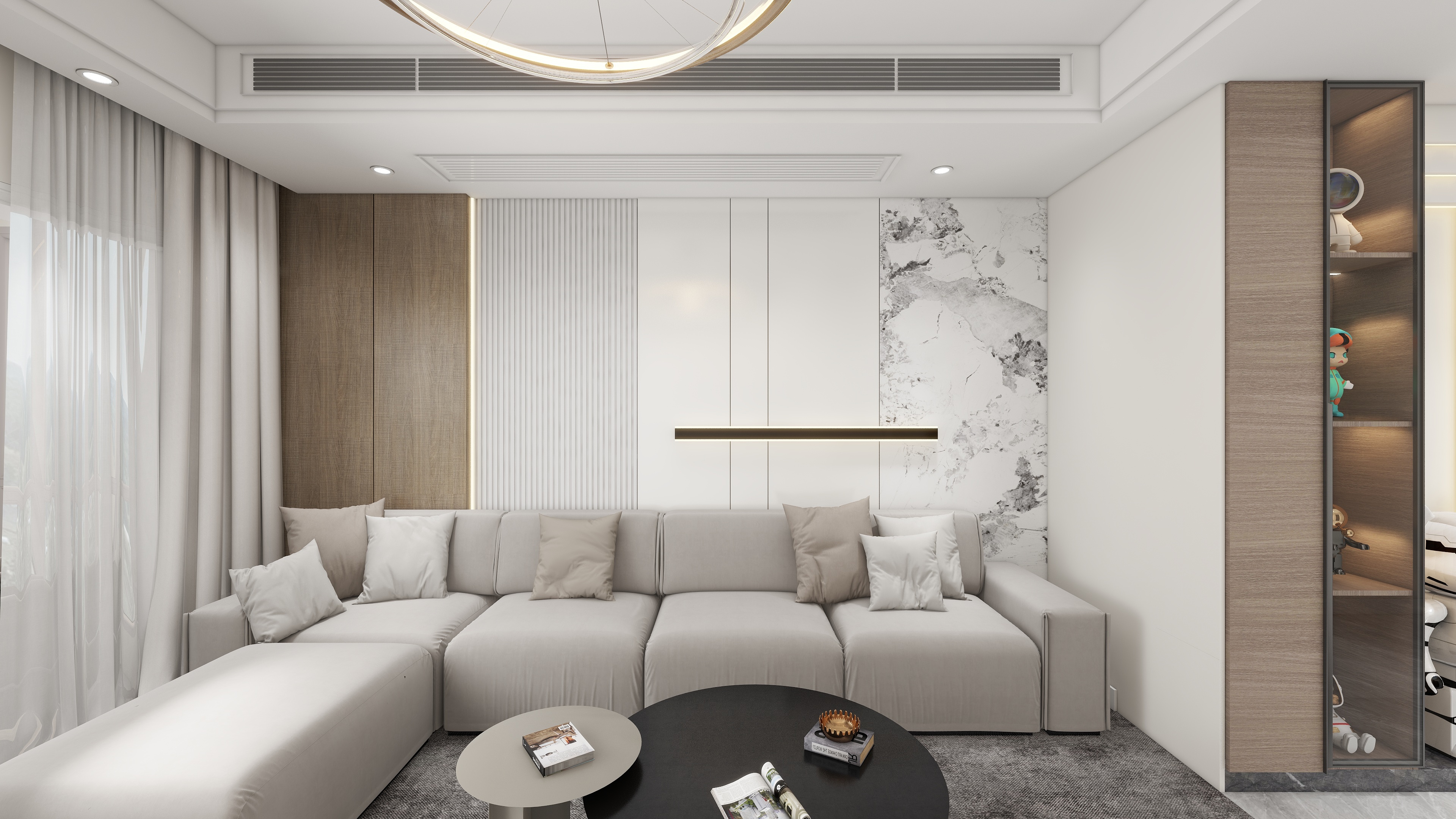 设计师龙深-临平区万合君汇嘉苑120M²-现代-装修设计方案