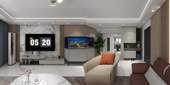 189*aUQK-迎宾10-1-202（护墙板)-装修设计方案