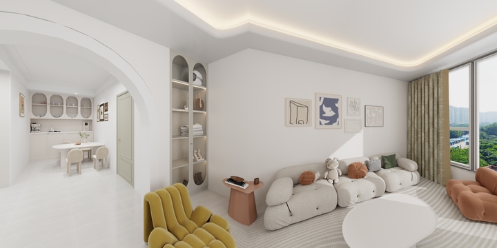 吕梁山伯爵-九区102-装修设计方案