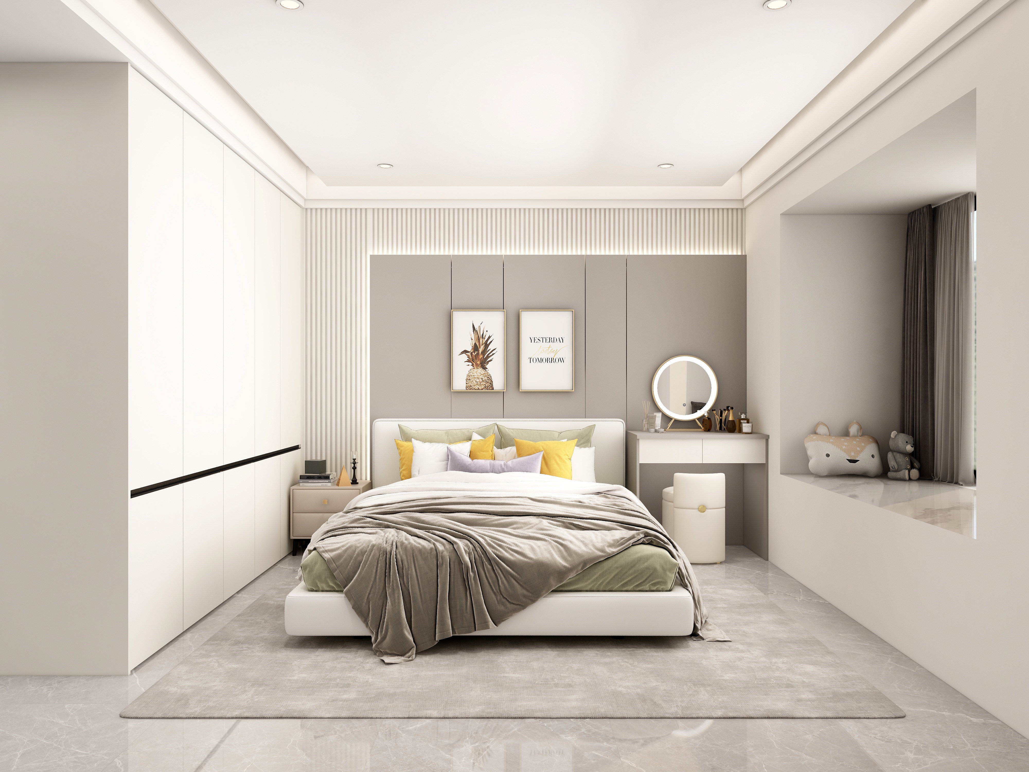 全屋定制江设计-明珠城8-1-东户-装修设计方案