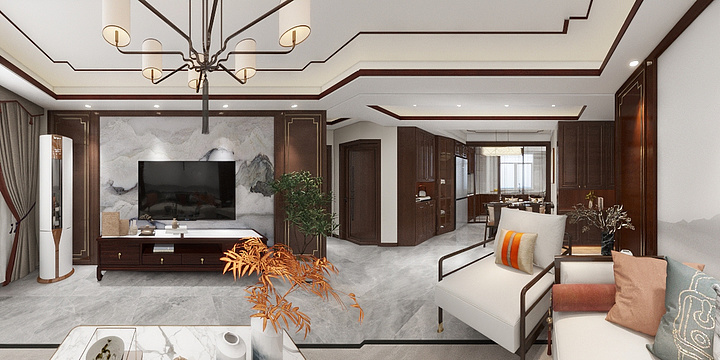 朴树梵山-御峯19新中式-装修设计方案