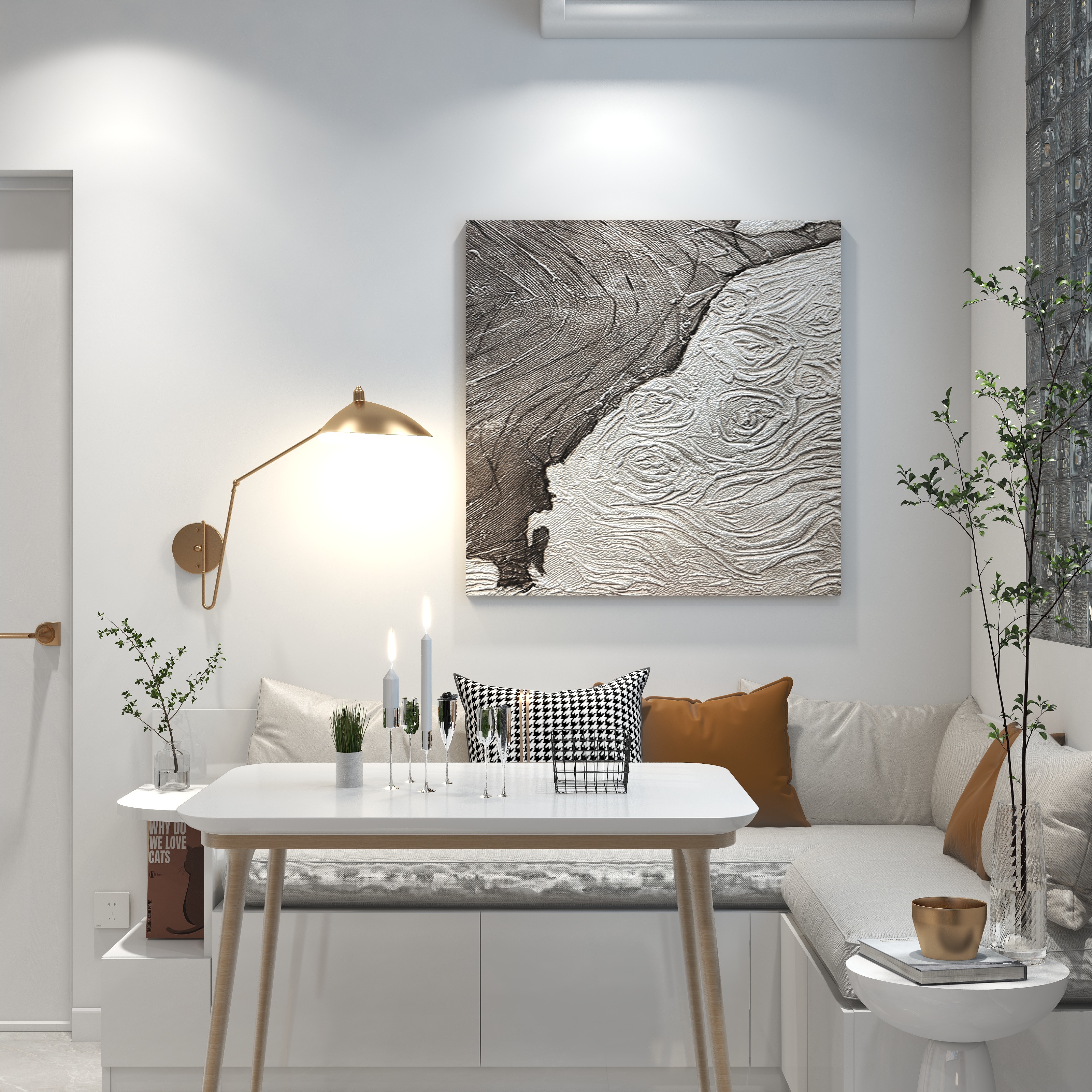 世鹏-西三环中路19号现代简约83㎡3室-装修设计方案