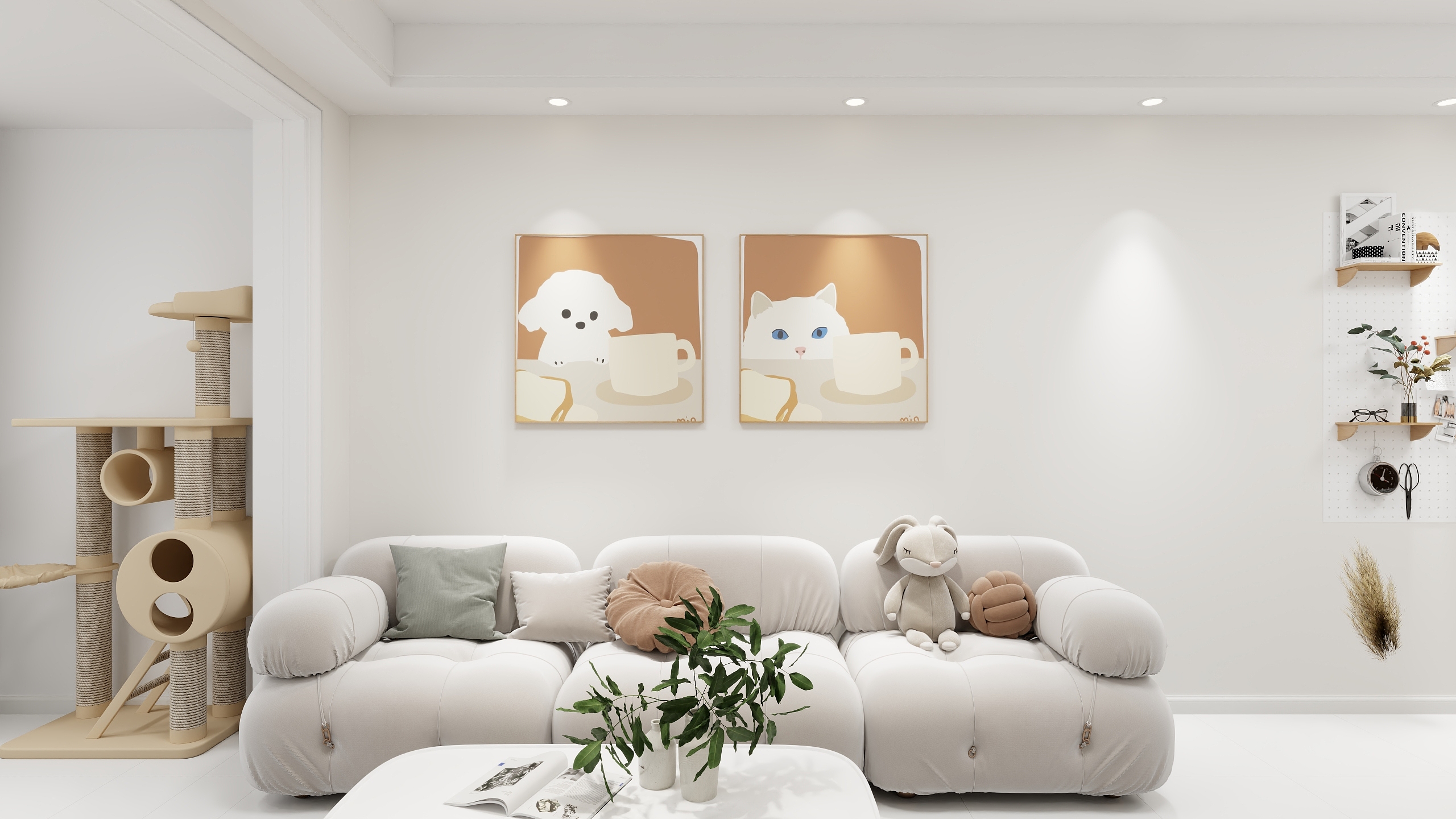 四川遥想未来科技有限公司-旧房改造-成都47平原木风一居-装修设计方案