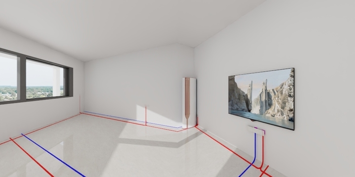 华硕照明陆屋店-青塘榃莆村3楼-装修设计方案