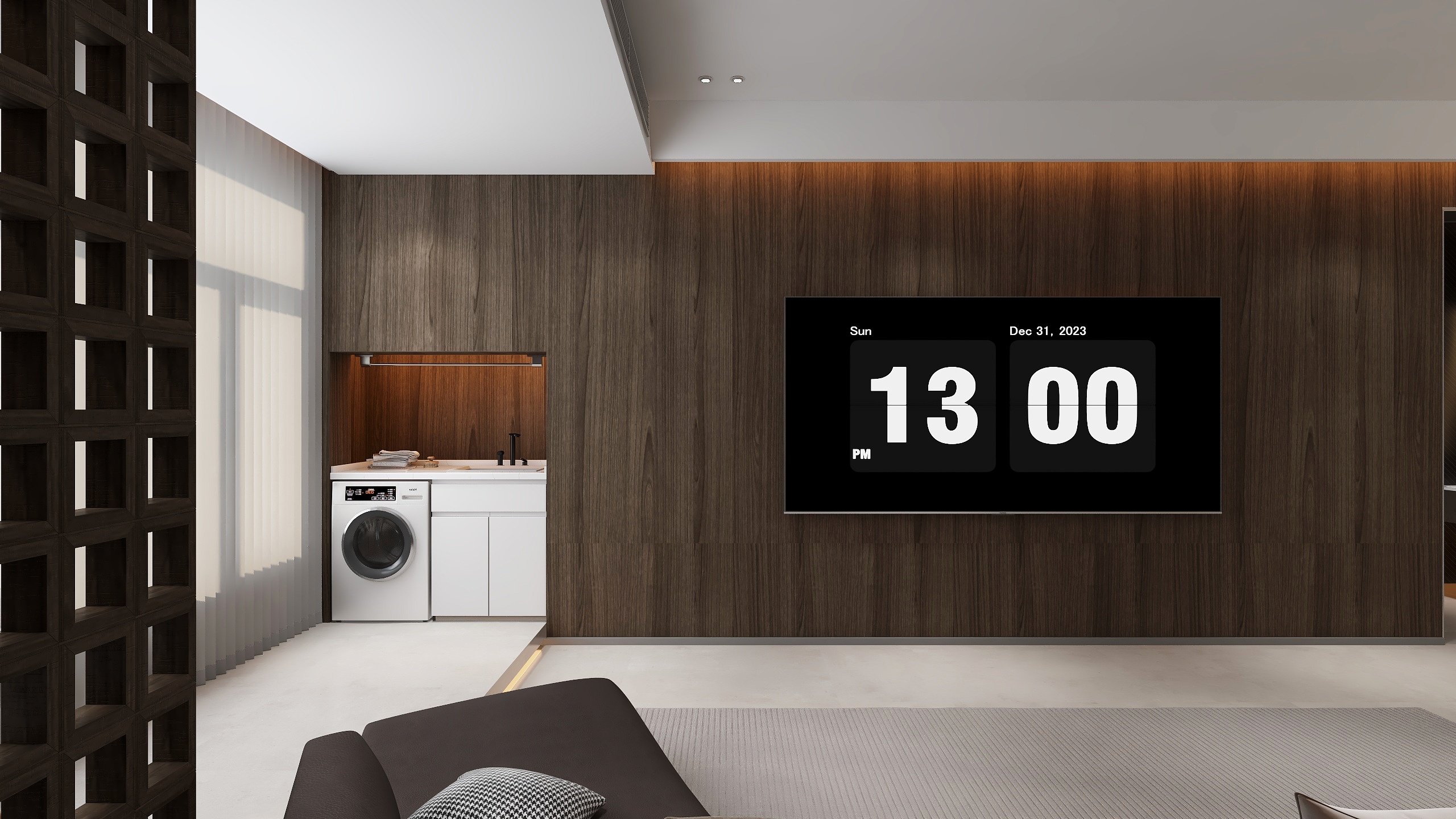 沙河壹格-120㎡3室装修效果图