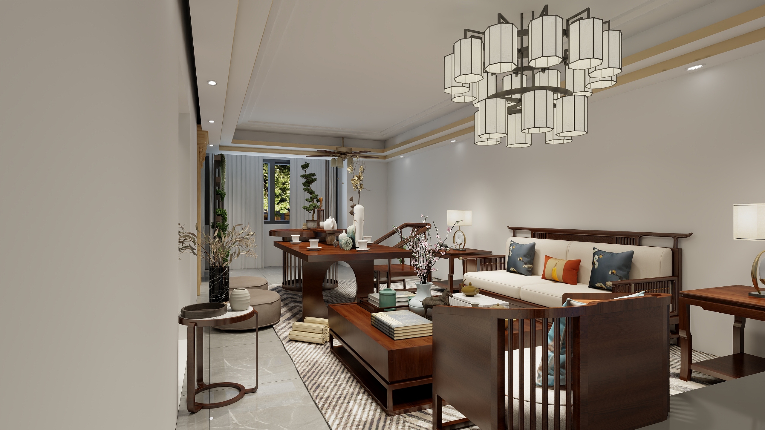 越z设计-99㎡3室装修效果图