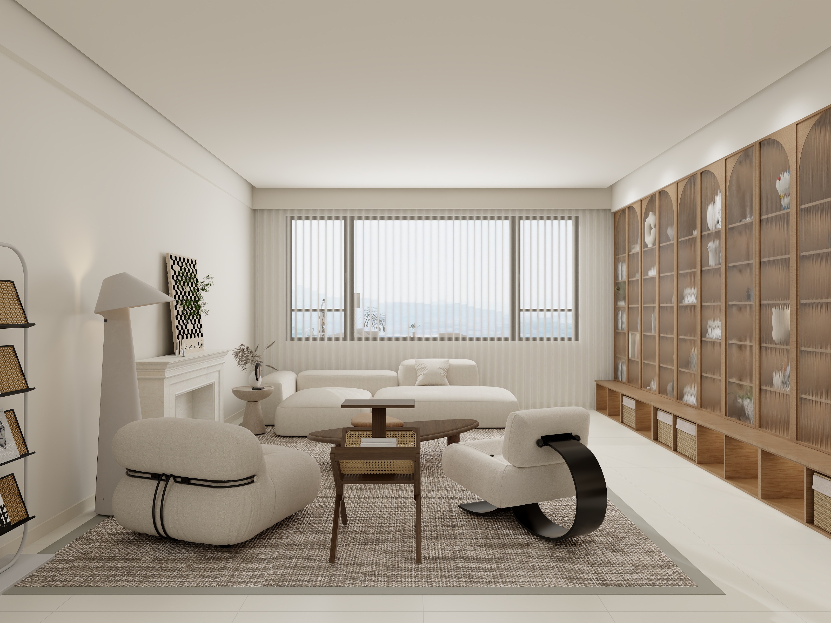 集室设计创造所-237㎡4室装修效果图