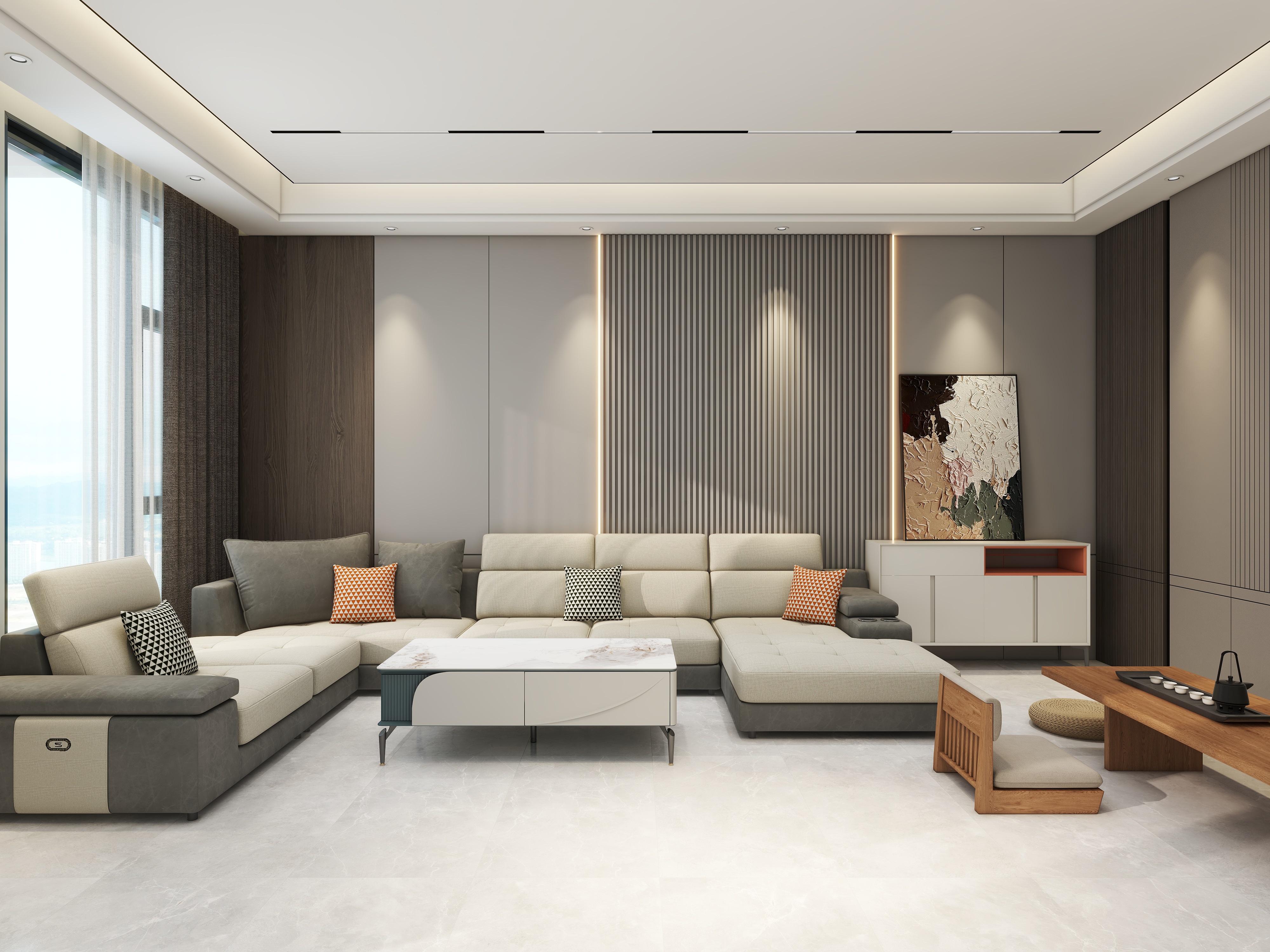 邓州石峰-南阳邓州-四层自建别墅装修效果图