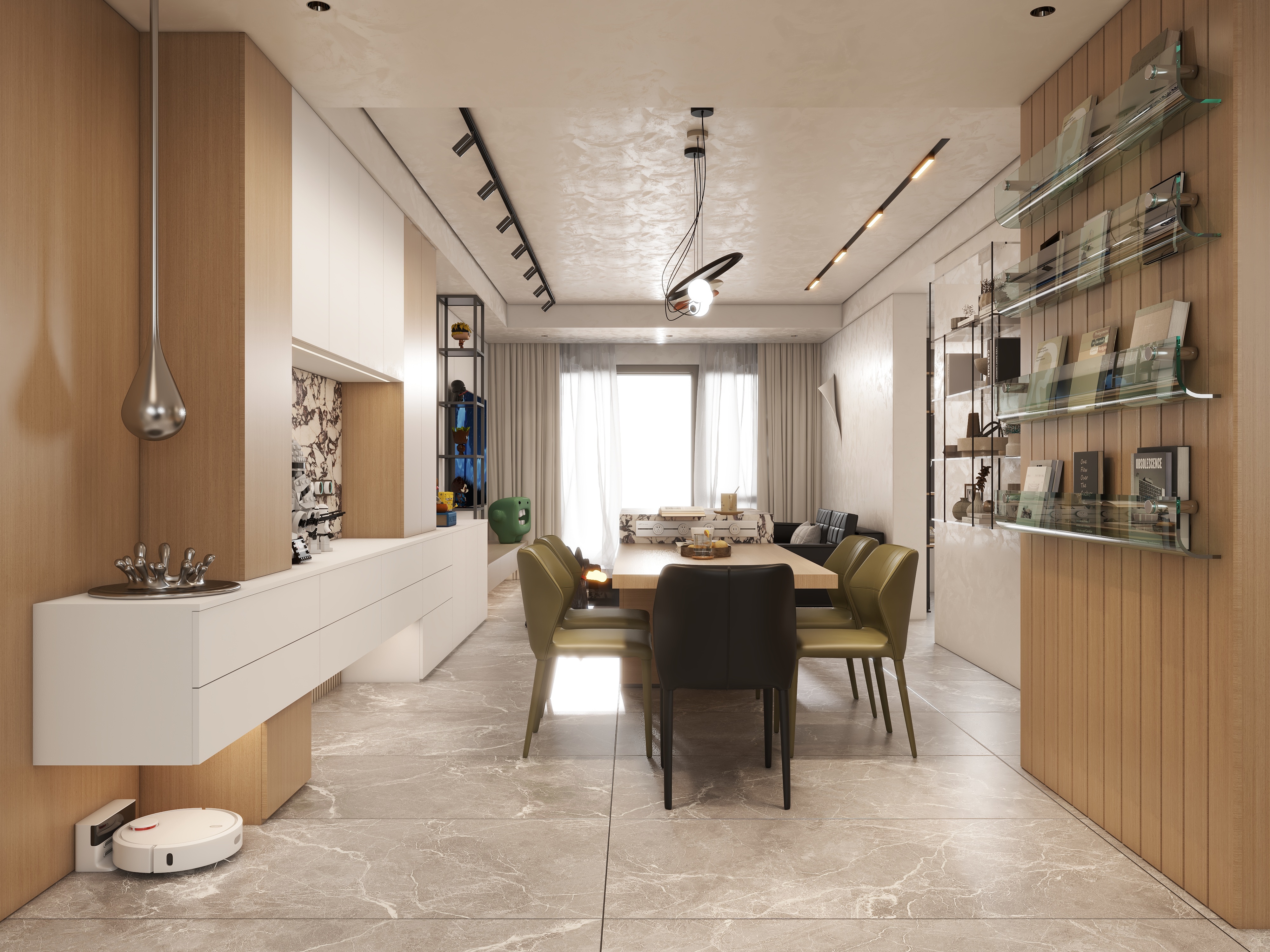 雪宝JJWe-现代原木极简(年轻人的第一套房)装修效果图