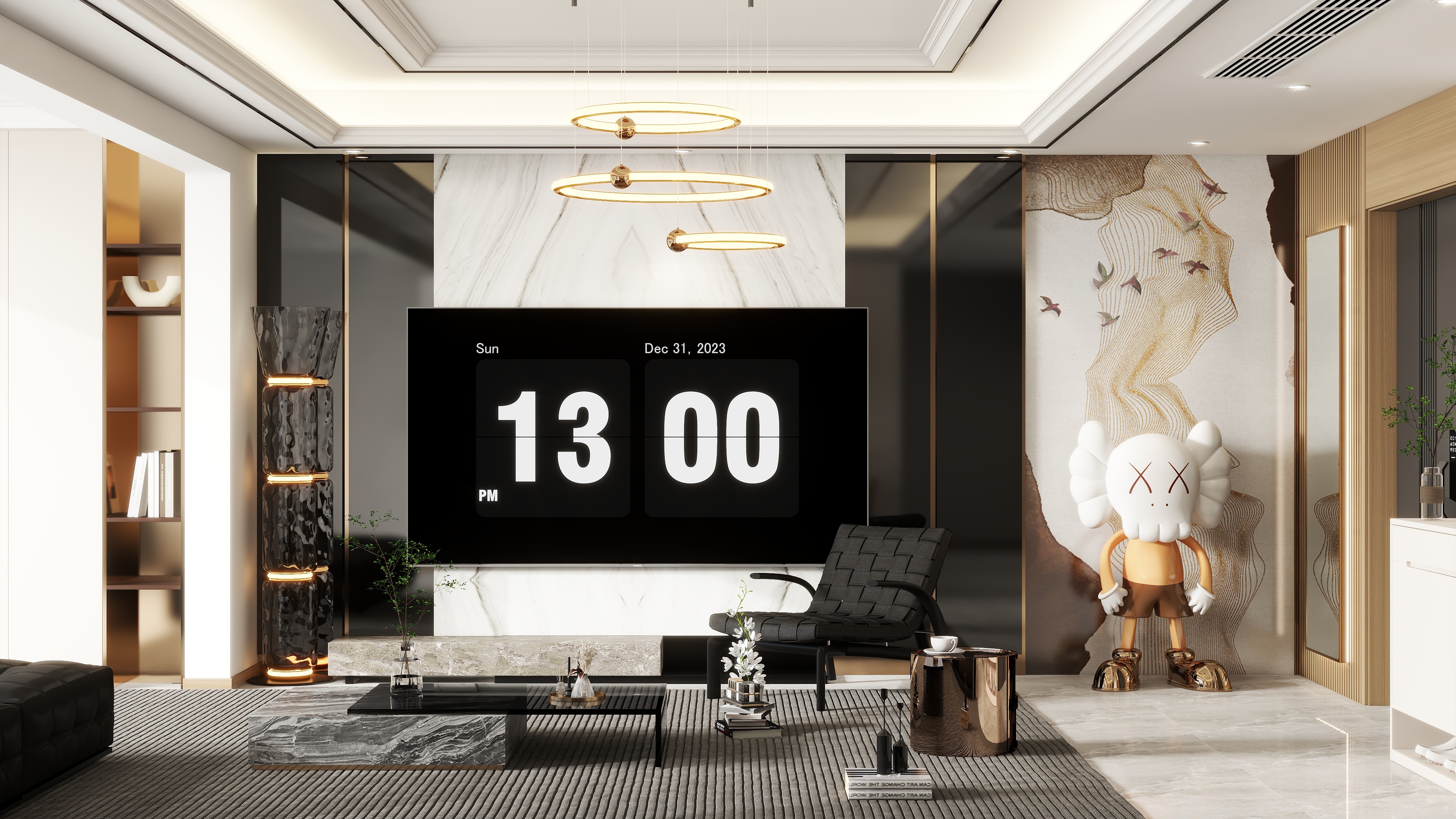 设计师珂源-御江临风174㎡4室装修效果图