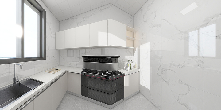 莲花火星人集成灶-龙西阁彭总-装修设计方案