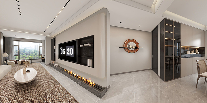 馨诚装饰效果-山水阁两室两阳台改三室-装修设计方案