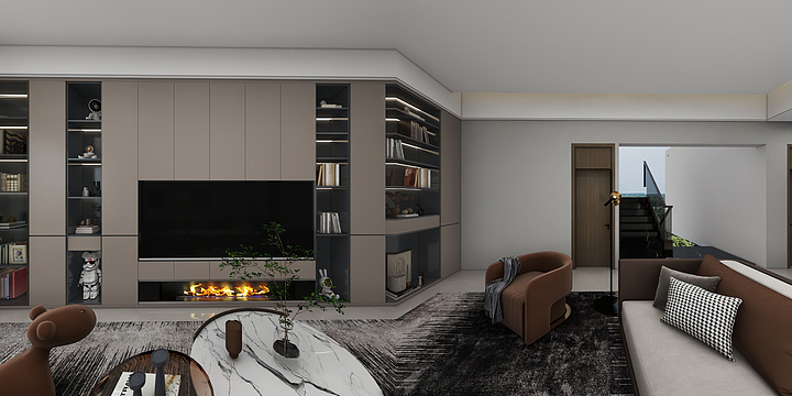 金牌厨柜衣柜全屋定制-丁家村自建房-装修设计方案