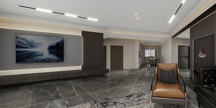 川柏Designer-颐嘉苑143㎡2室-装修设计方案