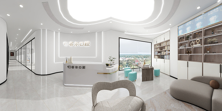 设计师蒲星毅-万州容尔口腔2F-装修设计方案